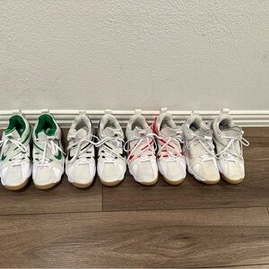 4 pair of women’s size 9 Nike React Hyperset sneakers.